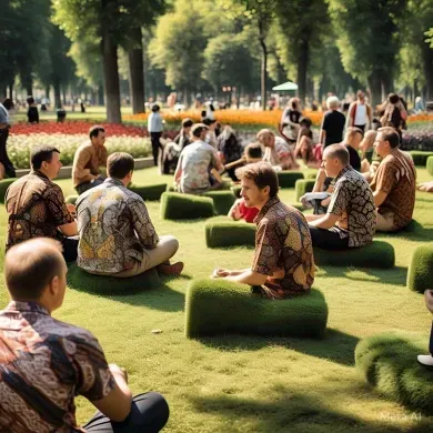 Kenyamanan Taman Jogja dengan Grass Block